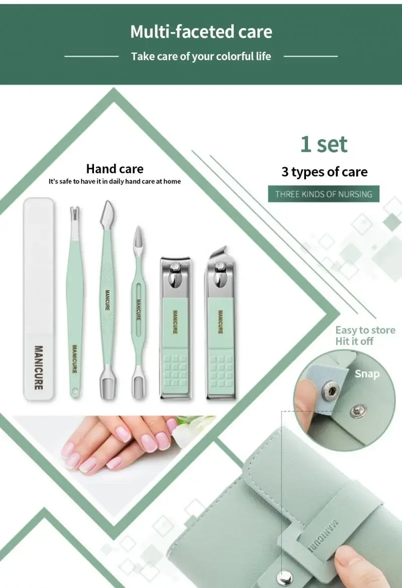 16Pcs Nail Clipper Set Nail Cutter