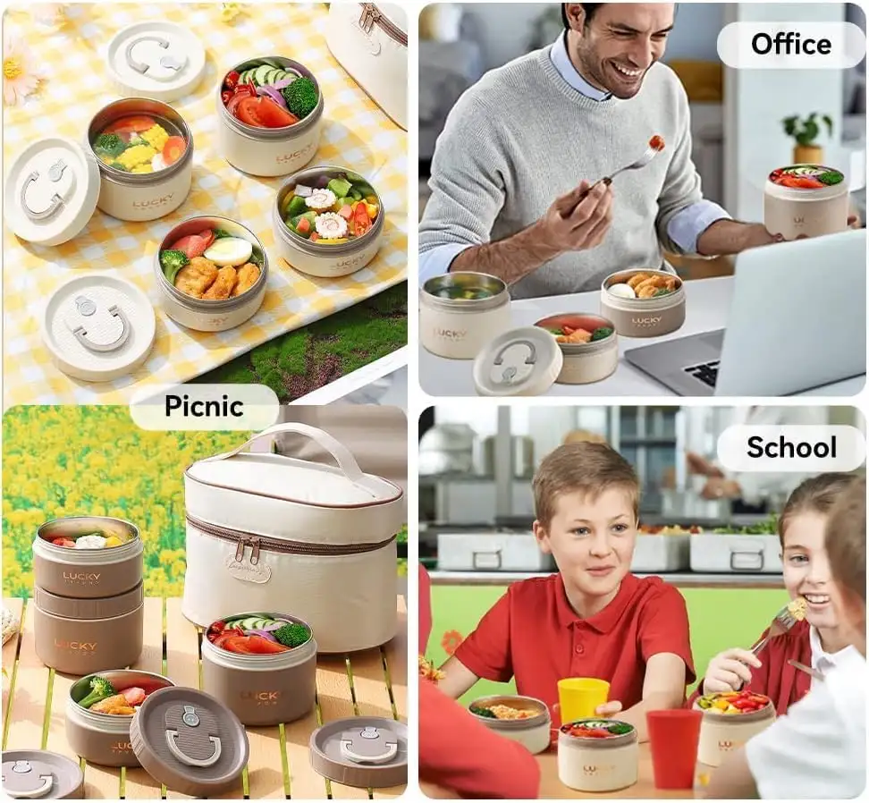 (3 বাটি) Thermal Lunch Box। ঠান্ডা খাবার আর খেতে হবে না